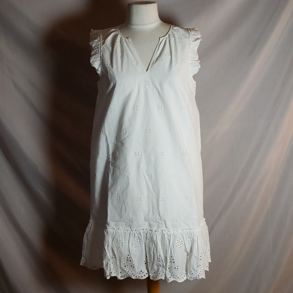 NEW MADEWELL Eyelet Garden Shift Dress